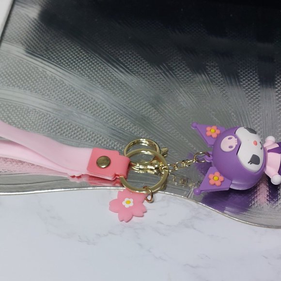 SANRIO Hello kitty Friends KUROMI Keychain Keyring Handbag Charm Accessory - Picture 8 of 8